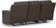 Signature Design by Ashley® Lavenhorne Umber Reclining Sofa with Drop Down Table-2