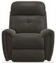 La-Z-Boy® Douglas Charcoal Leather Power Wall Recliner with Headrest-1