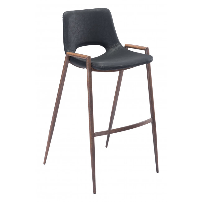 Zuo Modern Desi Black Bar Chair