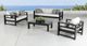CabanaCoast® Customizable Aura Aluminum Outdoor Loveseat-4