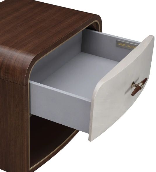 Michael Amini® Houston Walnut 1-Drawer Nightstand-3
