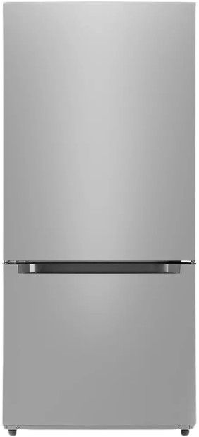 Midea® 30 in. 18.7 Cu. Ft. Stainless Steel Bottom Freezer Refrigerator-0