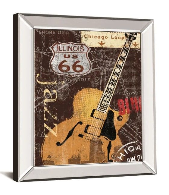 Classy Art Chi-Town by Mallett, K Mirrored Frame Wall Art-1