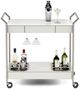 BDI Verra™ 5640 Glass Bar Cart-Oyster-3