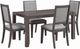 Liberty Furniture Modern Edge 5-Piece Caffe/Gray Dining Set-0