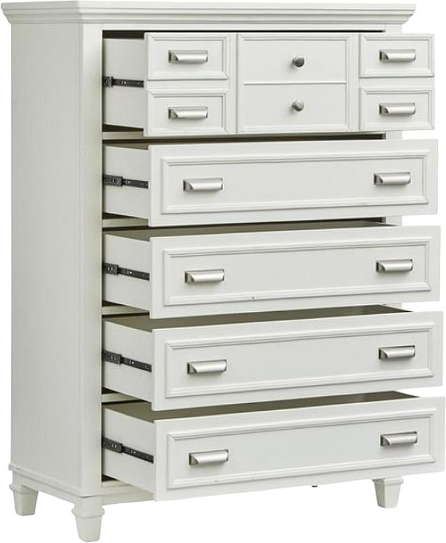 Magnussen Home® Charleston White Dove 5-Drawer Chest-1