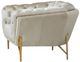 VIG Furniture Divani Casa Stella Beige Velvet Chair-1