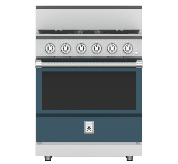 Hestan® KRG Series 30" Pacific Fog Pro Style Natural Gas Range-0