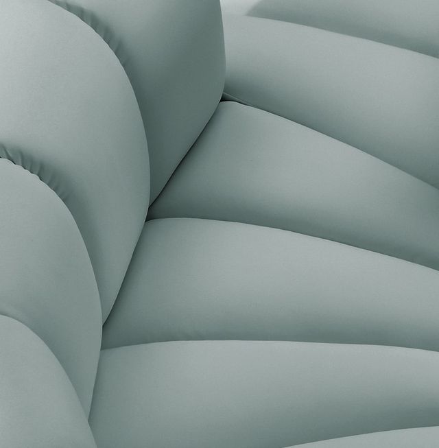 Meridian Furniture Arc 7-Piece Mint Green Vegan Leather Sectional-3