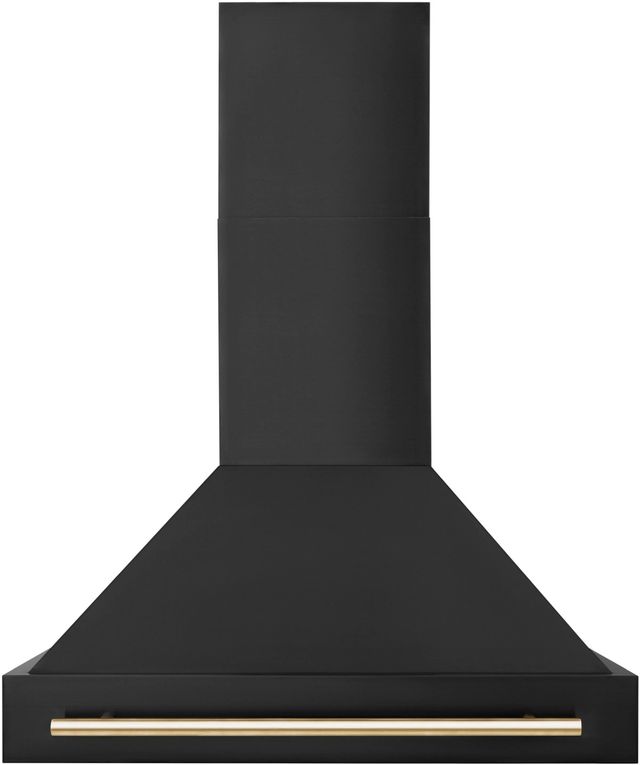 ZLINE Autograph Edition 36" Black Stainless Steel Wall Mounted Range Hood-0