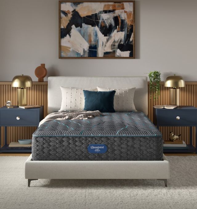 Beautyrest® Level Two 14" Pocketed Coil Medium Tight Top King Mattress-2