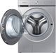 Samsung Bespoke 8700 Series 5.3 Cu. Ft. Silver Steel Front Load Washer-2
