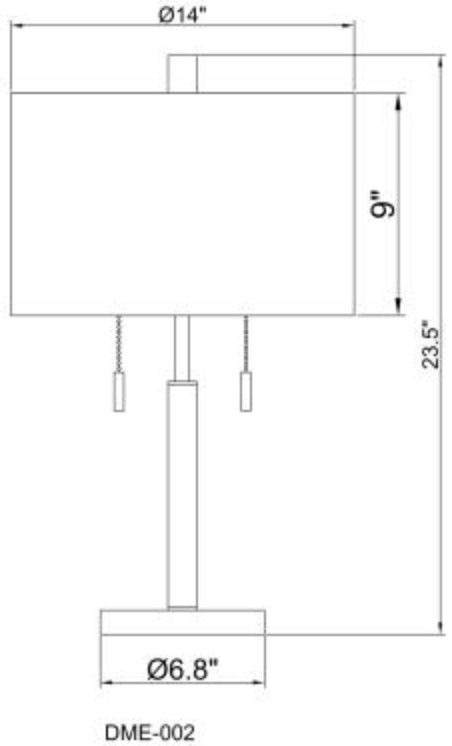 Surya Dame Tan Table Lamp-2