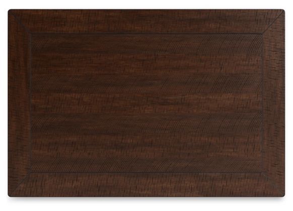 Signature Design by Ashley® Valebeck Brown Counter Height Dining Table with White Pedestal-7