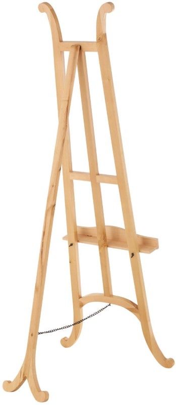 Deco Marche Light Brown Tall Display Easel with Chain Support-1