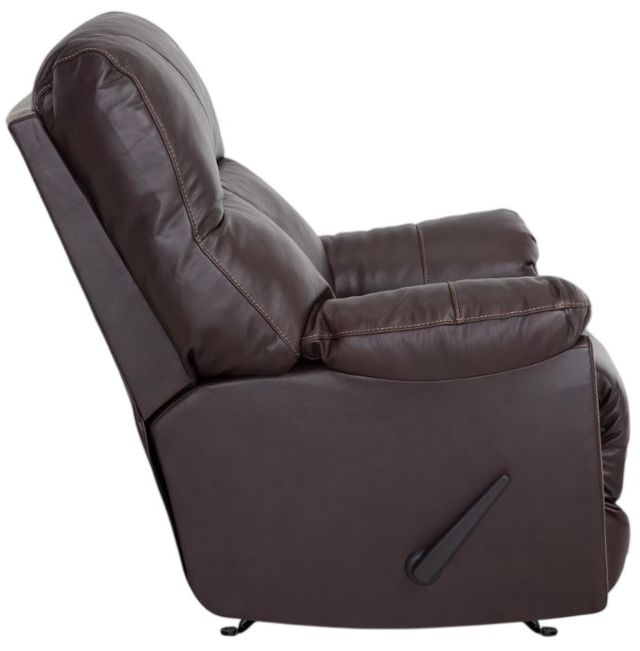 Franklin™ Kent Eden French Roast Leather Power Rocker Recliner-4