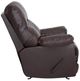 Franklin™ Kent Eden French Roast Leather Power Rocker Recliner-4
