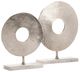 Crestview Collection Harris 2-Piece Silver Sculpture Set-0