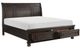 Mazin Furniture Begonia Grayish Brown Eastern King Bed-2