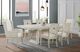 Elements International Avalanche Antique White Dining Arm Chair-1