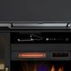Twin Star Home Nathan Black 54'' Media Mantel with Electric fireplace-4