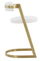 VIG Furniture Modrest Shandra Gold/White Bar Stool-2