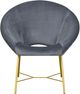 TOV Furniture by TOV Slashed Grey Nolan Velvet Chair-0