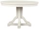 Magnussen Home® Willowbrook Egg Shell White Round Dining Table-4