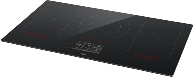 SKS 36” Black Induction Cooktop with Flex Cooking Zones-3
