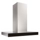Hotte de cuisinière d'îlot de 36 po Best® Ispira - Acier inoxydable et verre noir-0