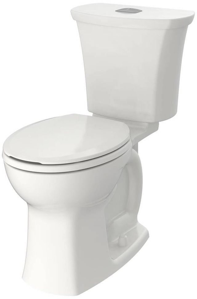 American Standard Edgemere® White Right Height® Round Front Dual Flush Toilet-2