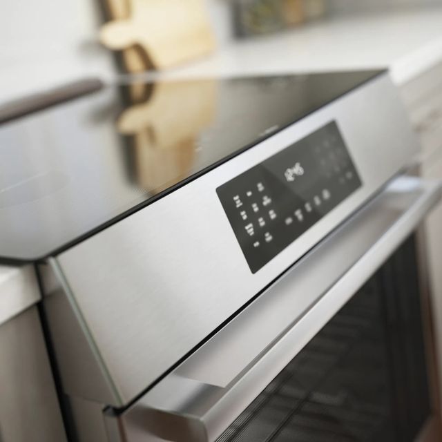 Close view of a Bosch induction stove