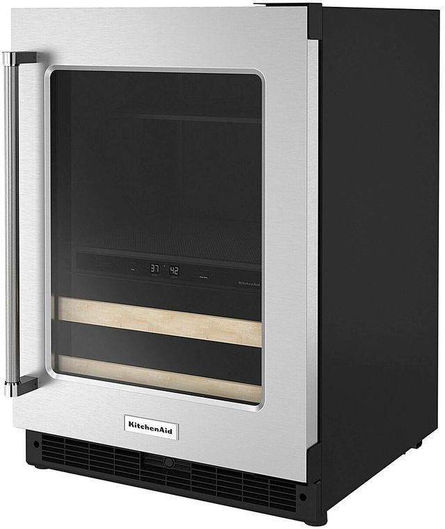 KitchenAid® 4.9 Cu. Ft. Stainless Steel Wine Cooler-3