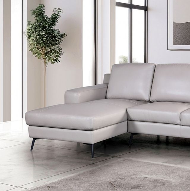 Furniture of America® Stordal Light Gray Sectional with Left Chaise-2
