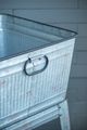 A & B Home Silver Tub on Stand-5