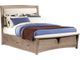 Vaughan-Bassett Transitions Driftwood Oak King Upholstered Bed-0