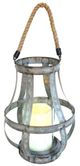 A & B Home Samana Weathered Gray Candle Holder-0