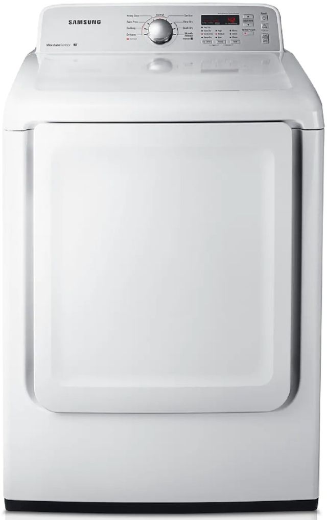 Samsung 7.2 Cu. Ft. White Electric Dryer-0