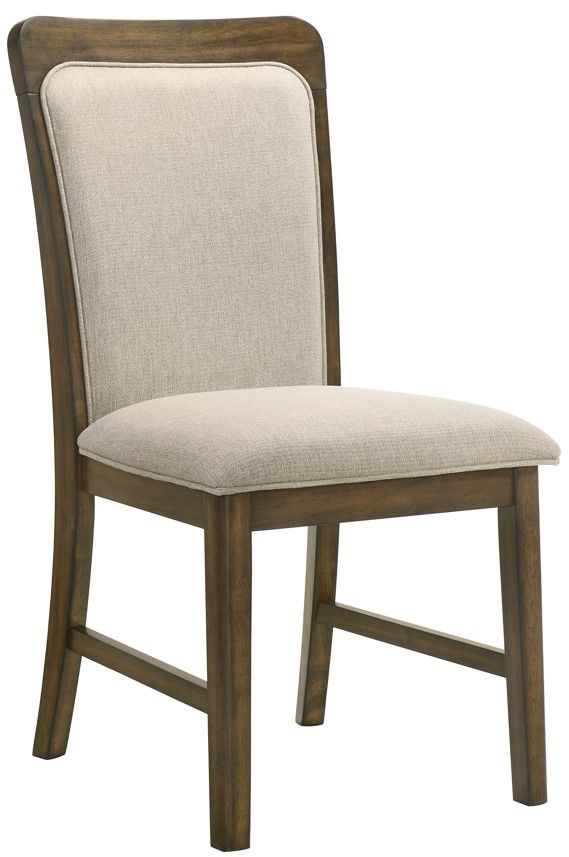 Crown Mark Broadmoor Beige/Brown Dining Side Chair-0