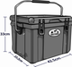 Chilly Moose 25L Canoe Red Chilly Ice Box -2