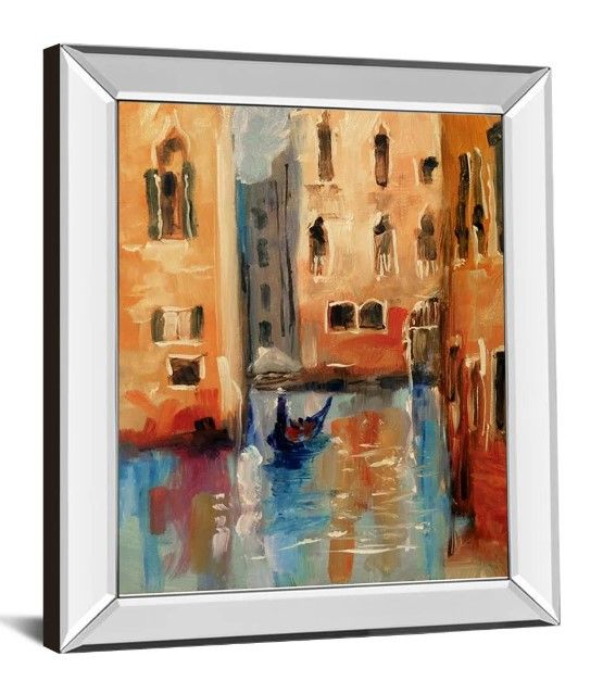 Classy Art Venice II by Anne Farrall Doyle Mirrored Frame Wall Art-1