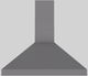 Vent-A-Hood® 36" Gunsmoke Wall Mounted Range Hood-0