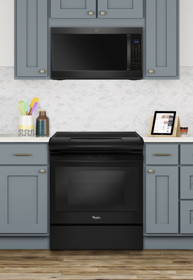 Whirlpool® 30" Black Slide In Electric Range-1