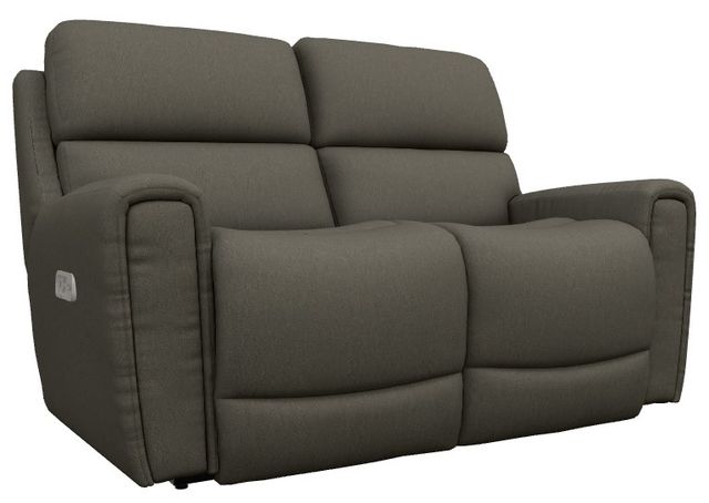 La-Z-Boy® Apollo Smoke Power Reclining Loveseat with Headrest-0