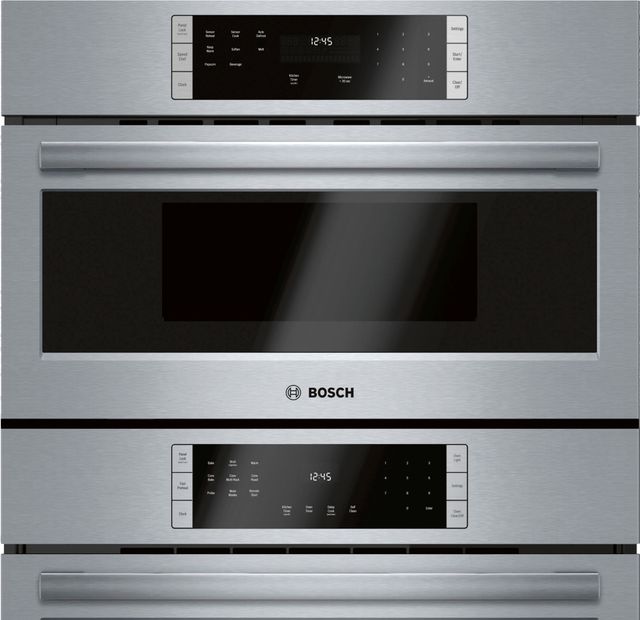 Bosch 800 Series 30" Stainless Steel Oven/Microwave Combination Electric Wall Oven-1