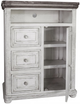 International Furniture Direct Luna 4-Piece Brown/White Eastern King Bedroom Set-3