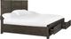 Magnussen Home® Abington Weathered Charcoal Queen Panel Storage Bed-2
