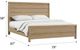 Emerald Home Pacific Grove Sand Dune King Panel Bed-2
