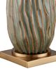Currey & Company Water-borne Antique Brass/Forest Reactive Table Lamp-3