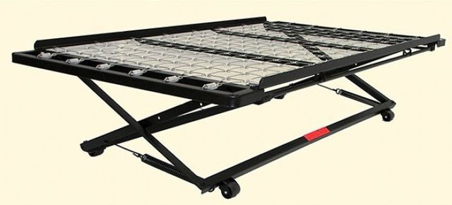 Furniture of America® Framos Black Pop Up Trundle-1